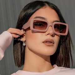 Women Small Rectangle Outdoor Travel Sunglasses - VirtuousWares:Global