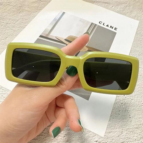 Women Small Rectangle Outdoor Travel Sunglasses - VirtuousWares:Global