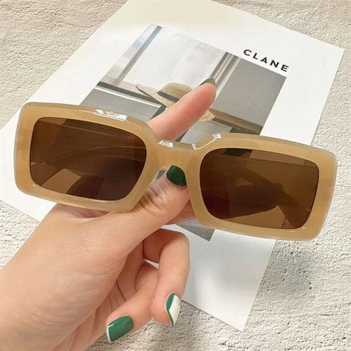 Women Small Rectangle Outdoor Travel Sunglasses - VirtuousWares:Global
