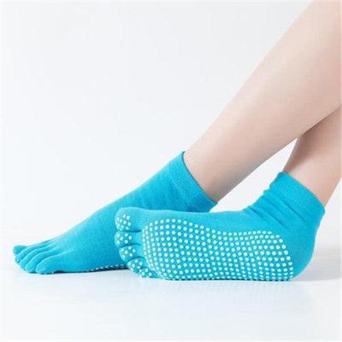 Women Sports Yoga Socks Anti slip Five Fingers - VirtuousWares:Global