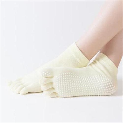 Women Sports Yoga Socks Anti slip Five Fingers - VirtuousWares:Global