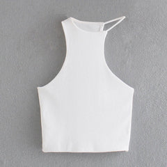 Women Summer Knitted Top Asymmetric Fashion Design Casual Sexy Chic - VirtuousWares:Global