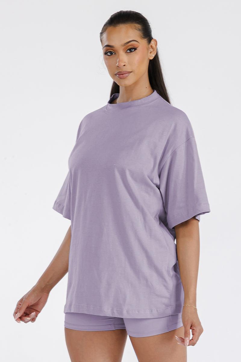 Womens Boyfriend Oversized Drop Shoulder Tee - VirtuousWares:Global