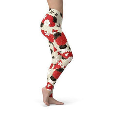 Womens Japanese Cherry Blossom Leggings - VirtuousWares:Global