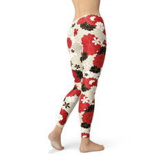 Womens Japanese Cherry Blossom Leggings - VirtuousWares:Global