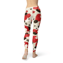 Womens Japanese Cherry Blossom Leggings - VirtuousWares:Global