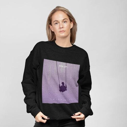 Womens Purple Logo Sweatshirt - VirtuousWares:Global