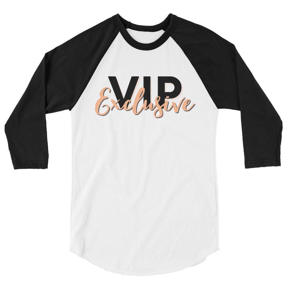 Womens Raglan Tee, Vip Exclusive Graphic Quarter Sleeve T-shirt - VirtuousWares:Global