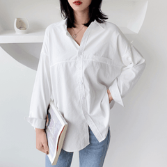 Womens Relaxed Fit Longline Shirt - VirtuousWares:Global