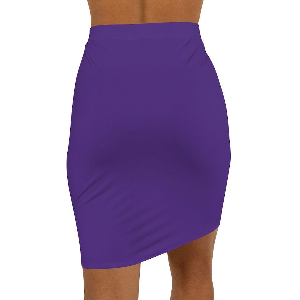 Womens Skirt, Purple Pencil Skirt - VirtuousWares:Global