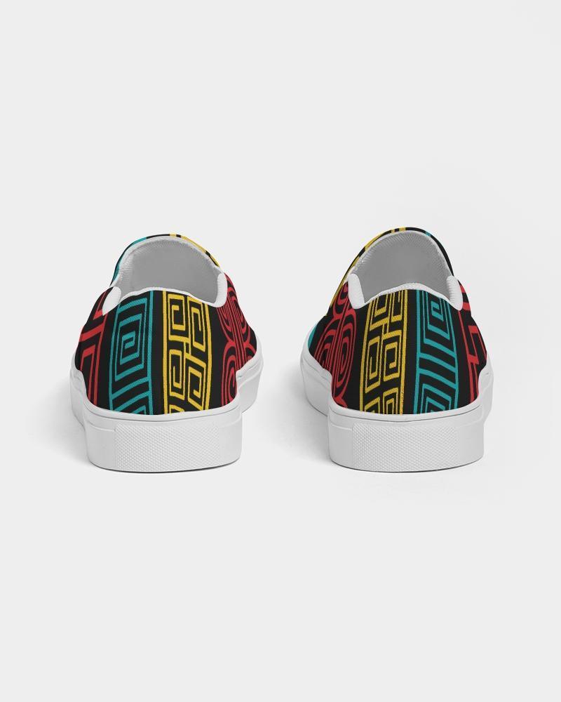 Womens Sneakers, Multicolor Slip-on Canvas Shoes - S372809 - VirtuousWares:Global