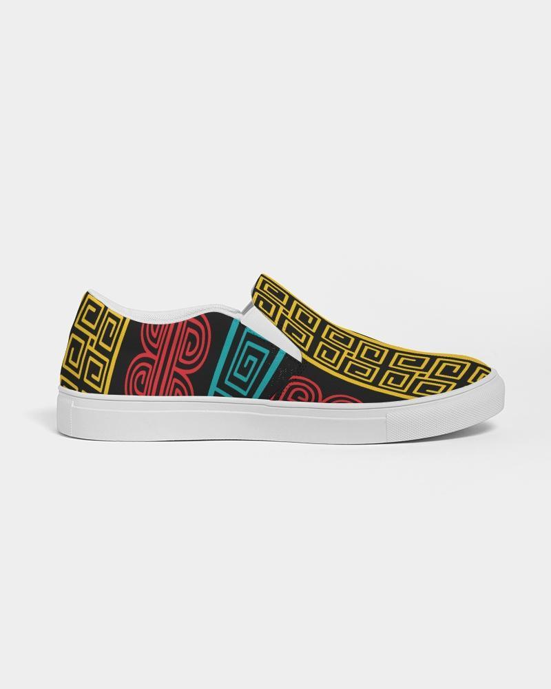 Womens Sneakers, Multicolor Slip-on Canvas Shoes - S372809 - VirtuousWares:Global