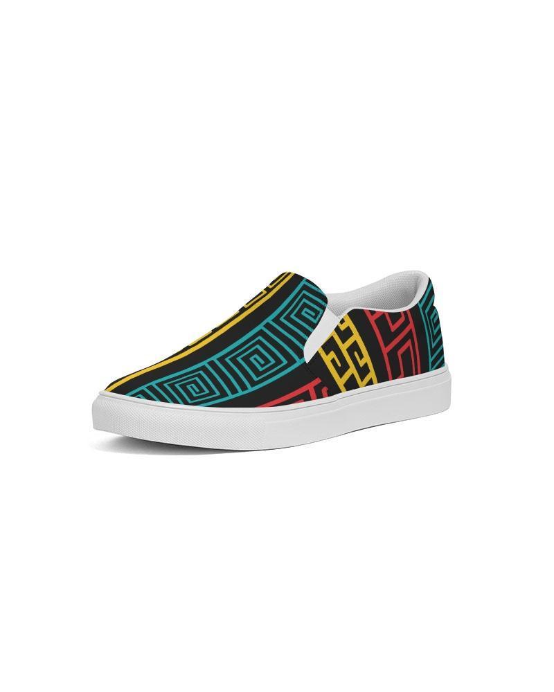 Womens Sneakers, Multicolor Slip-on Canvas Shoes - S372809 - VirtuousWares:Global