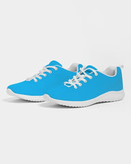 Womens Sneakers - Vibrant Blue Low Top Sports Shoes - VirtuousWares:Global