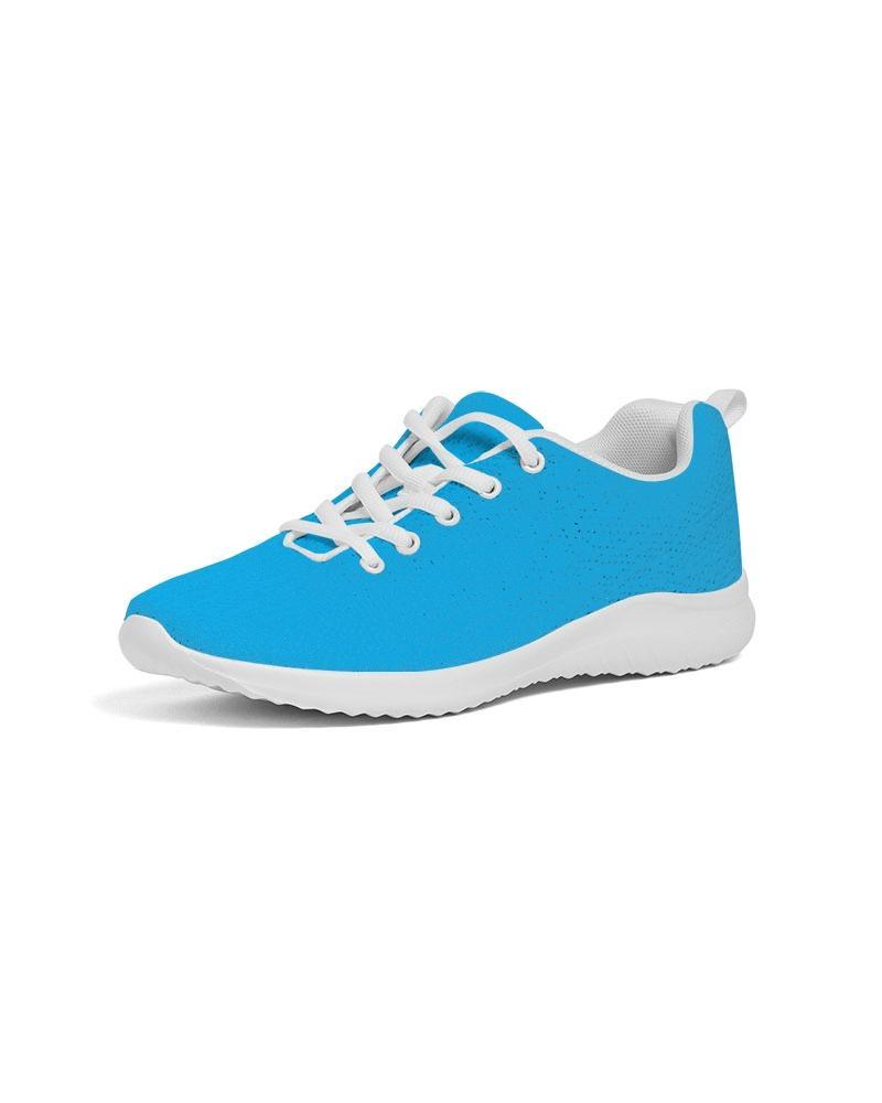 Womens Sneakers - Vibrant Blue Low Top Sports Shoes - VirtuousWares:Global