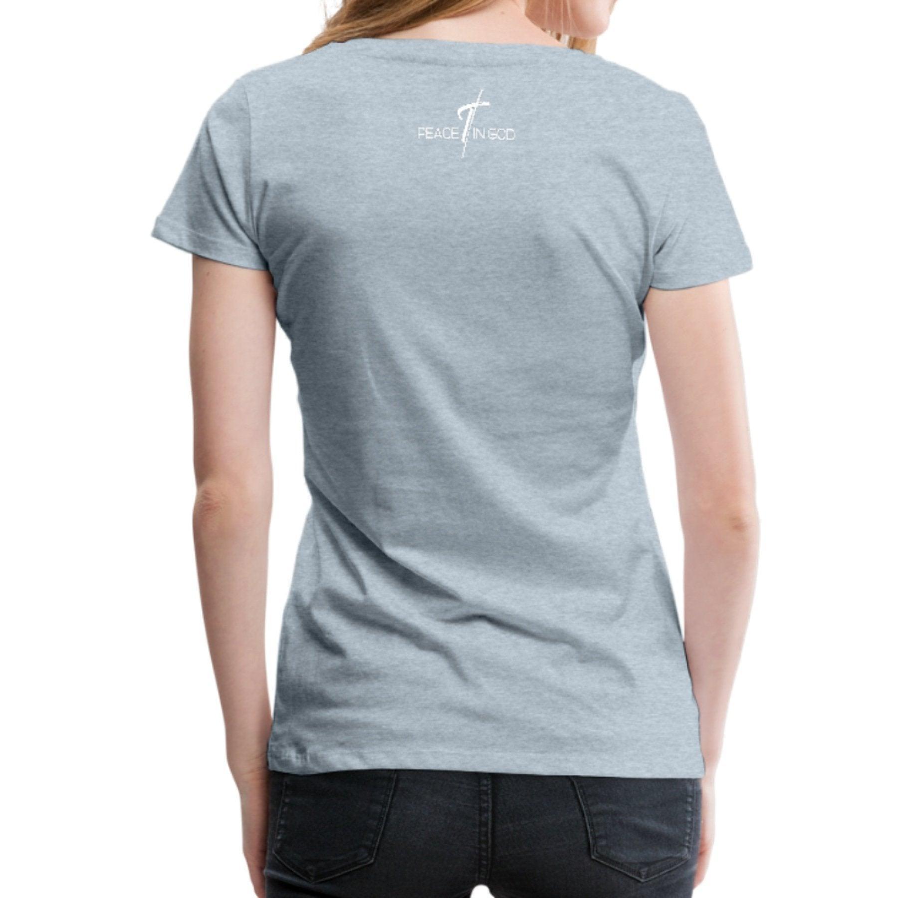 Womens T-shirt, Peace In God Graphic Tee - VirtuousWares:Global