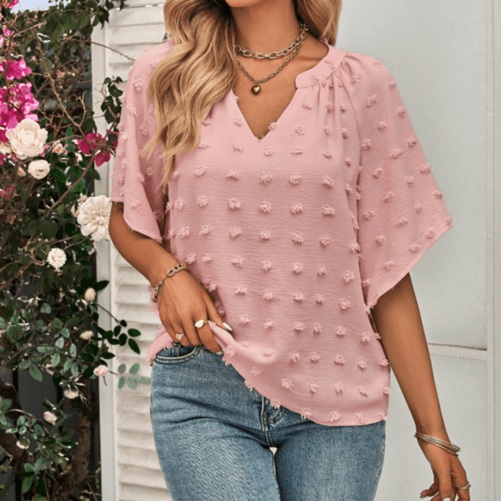 Womens V Neck Batwing Summer Top - VirtuousWares:Global