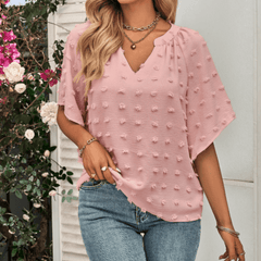 Womens V Neck Batwing Summer Top - VirtuousWares:Global