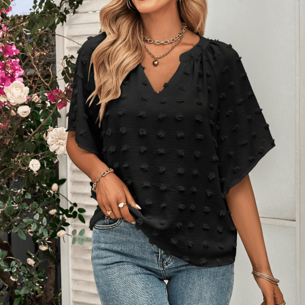 Womens V Neck Batwing Summer Top - VirtuousWares:Global