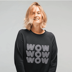 Womens Wow Logo Sweatshirt - VirtuousWares:Global