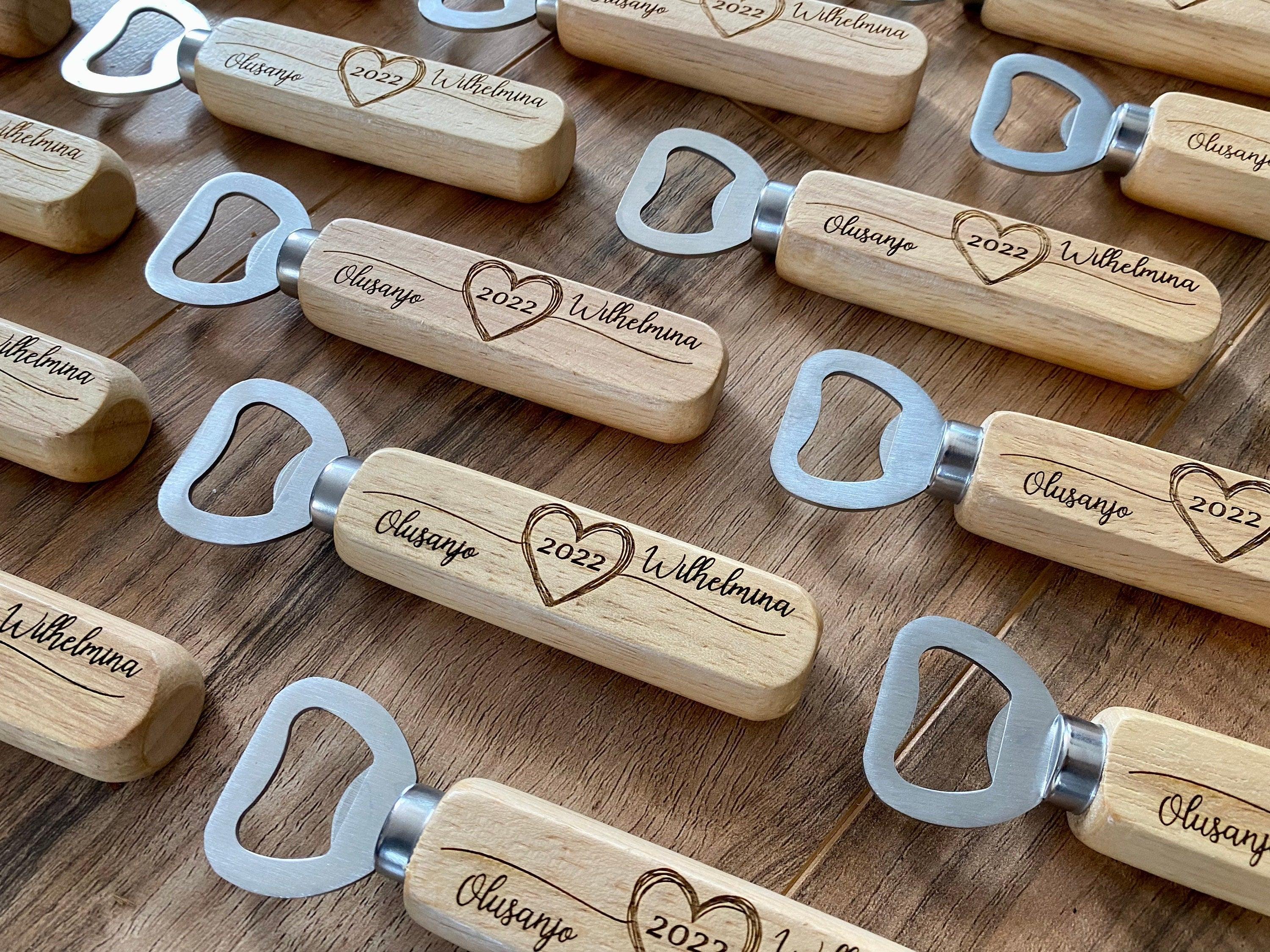 Wood Bottle Opener Wedding Favors - VirtuousWares:Global
