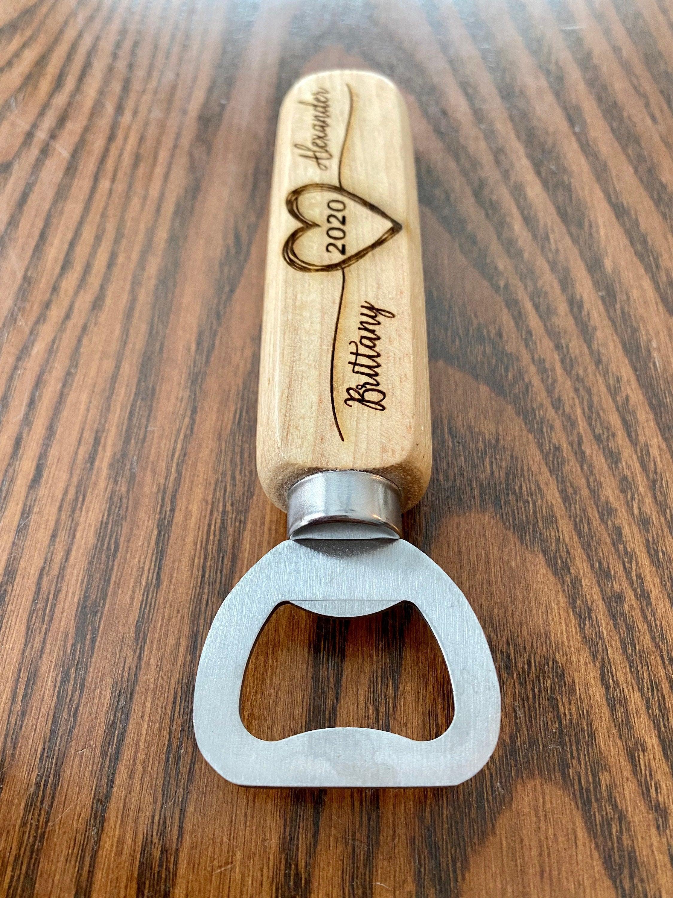 Wood Bottle Opener Wedding Favors - VirtuousWares:Global