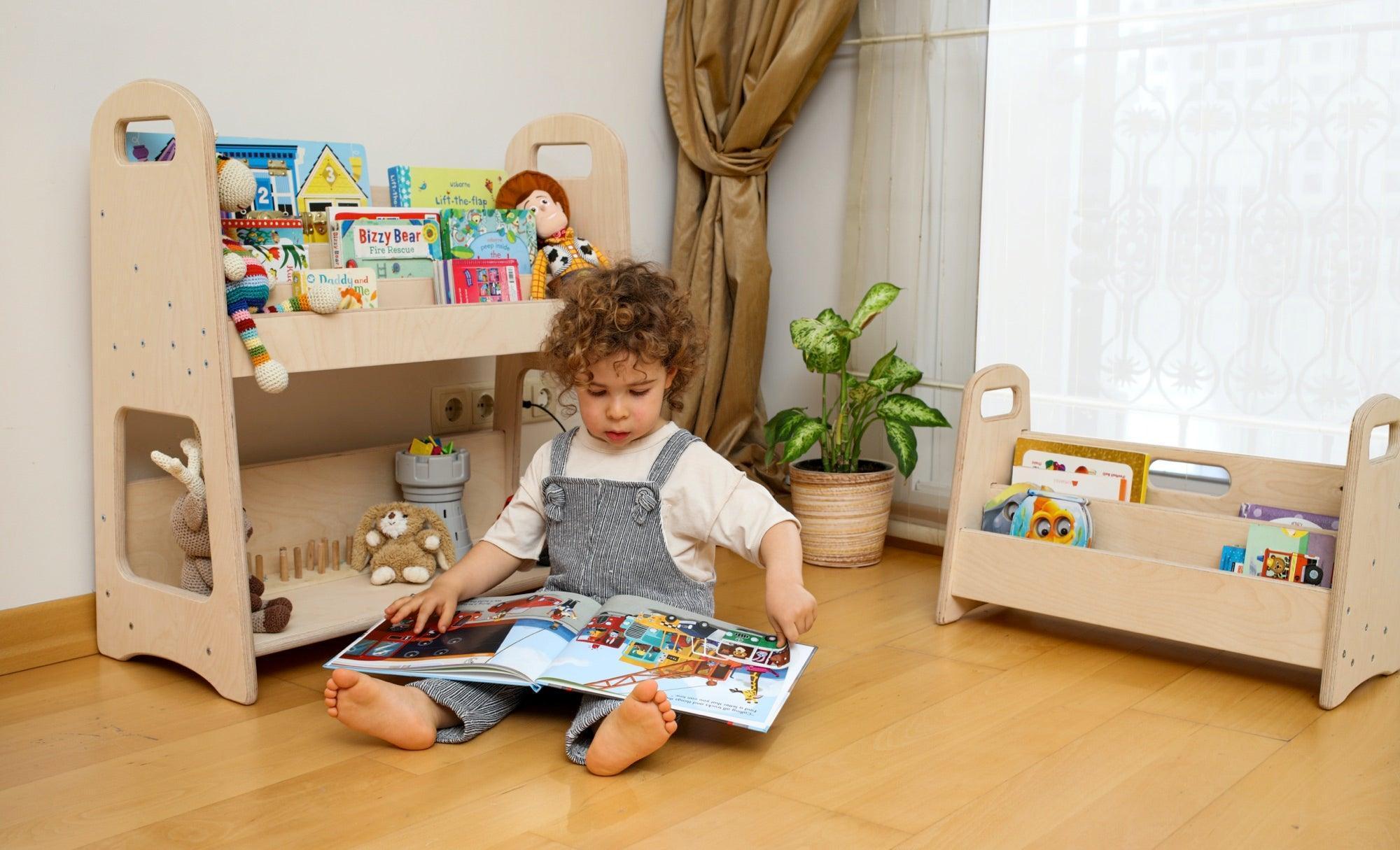 Wooden Bookshelf / Large Size - VirtuousWares:Global