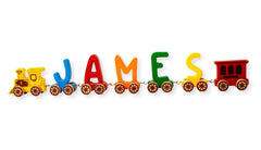 Wooden Letter Train Puzzle for Kids - VirtuousWares:Global