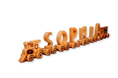 Wooden Letter Train Puzzle for Kids - VirtuousWares:Global