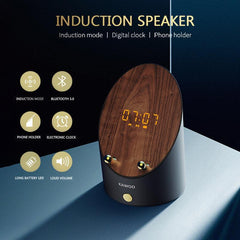 Wooden Speaker Smart Induction Speaker Phone Holder - VirtuousWares:Global