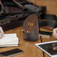 Wooden Speaker Smart Induction Speaker Phone Holder - VirtuousWares:Global