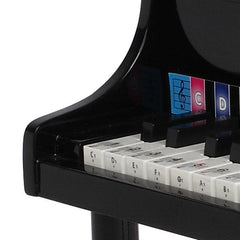 Wooden Toys 30-key Children's Wooden Piano with Music Stand - VirtuousWares:Global