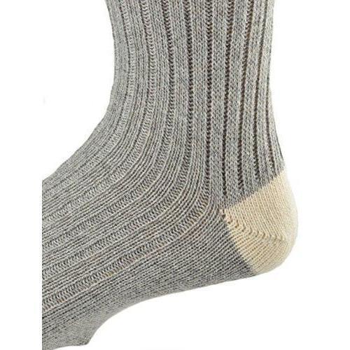 Wool Striped Boot Work Men's 3 Pair Pack Socks - VirtuousWares:Global