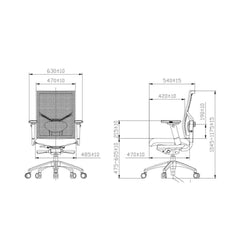 Workliving Zuidas Comfort - Bureaustoel Ergonomisch Design (N)EN 1335 - VirtuousWares:Global