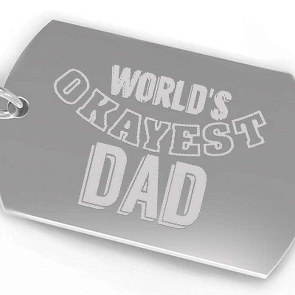World's Okayest Dad Funny Cool Dad Gifts Humorous - VirtuousWares:Global