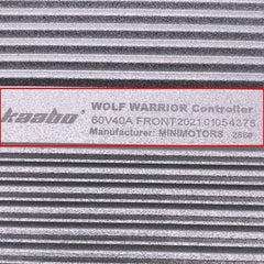 WW 60V 40A Controller Minimotors Version High Type 60V40A for Kaabo - VirtuousWares:Global
