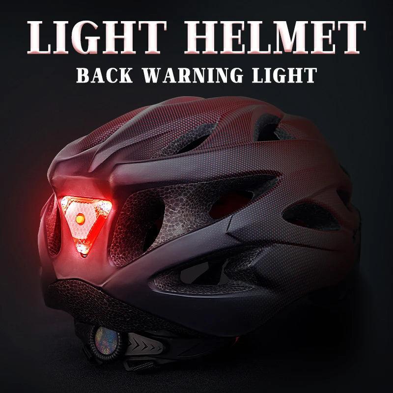 X-TIGER Adult Bike Helmet with LED Rear Light Dual Mode Goggle Cycling Helmet Fit 58-62cm Lightweight Breathable Bicycle Helmets - VirtuousWares:Global
