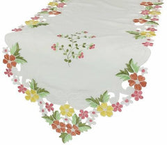XD101812 Fancy Flowers Table Runner - VirtuousWares:Global