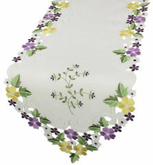 XD101812 Fancy Flowers Table Runner - VirtuousWares:Global