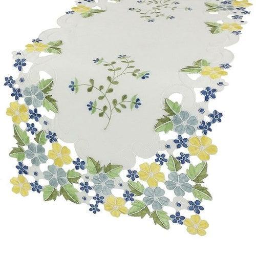 XD101812 Fancy Flowers Table Runner - VirtuousWares:Global