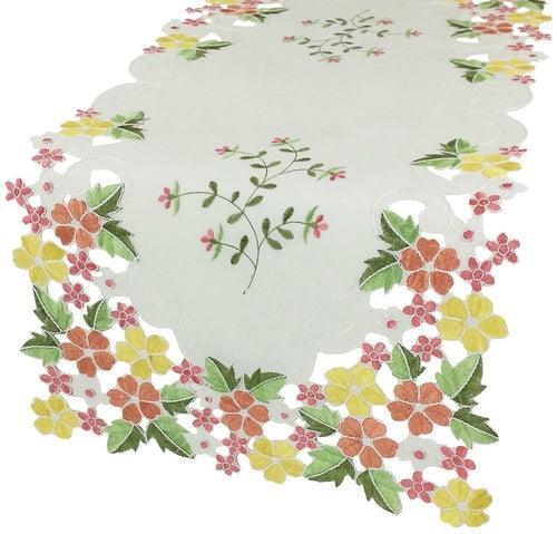 XD101812 Fancy Flowers Table Runner - VirtuousWares:Global