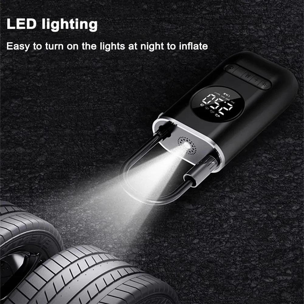 XIAOMI 2023 Electrical Air Pump Smart Portable Wireless Tire - VirtuousWares:Global