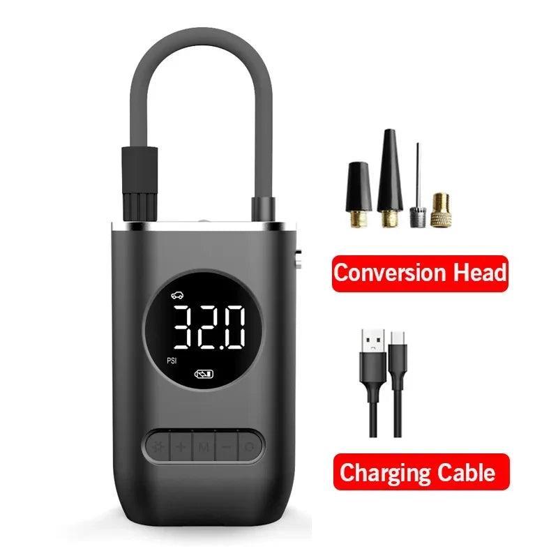 XIAOMI 2023 Electrical Air Pump Smart Portable Wireless Tire - VirtuousWares:Global