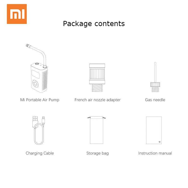 Xiaomi Mi Portable Air Pump Electric Inflator Pump Digital Compressor - VirtuousWares:Global