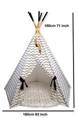 XL Teepee Tent and Play Mat Set - VirtuousWares:Global