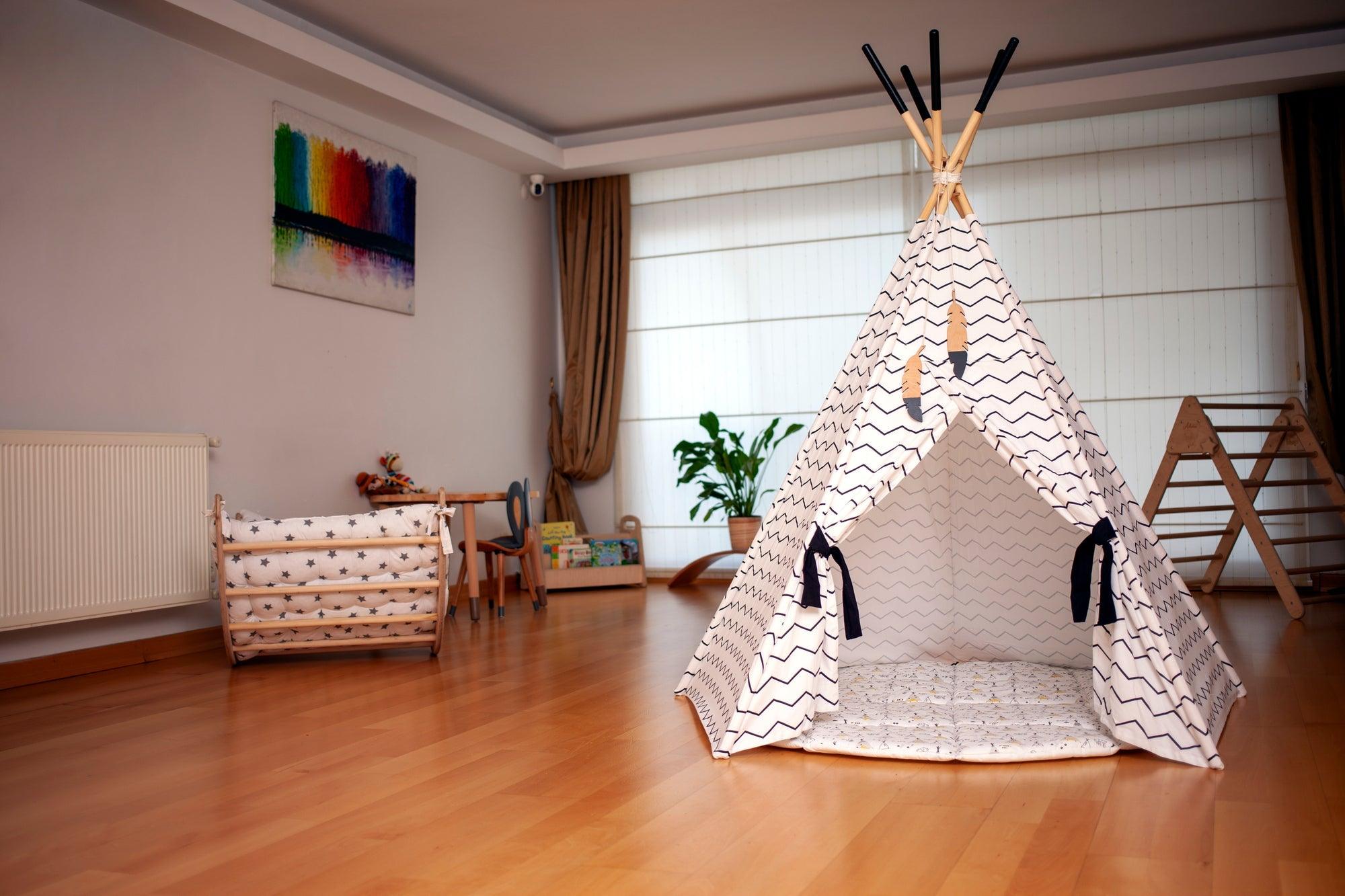 XL Teepee Tent and Play Mat Set - VirtuousWares:Global