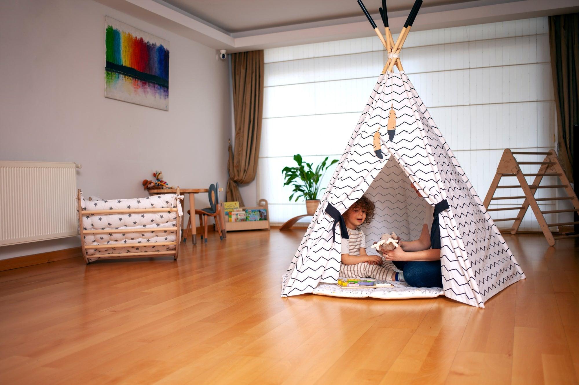 XL Teepee Tent and Play Mat Set - VirtuousWares:Global