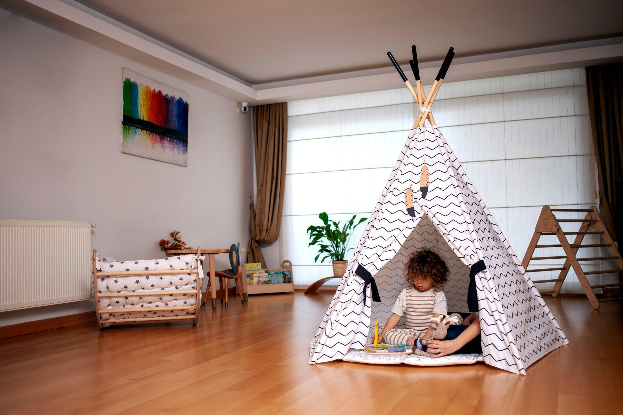 XL Teepee Tent and Play Mat Set - VirtuousWares:Global