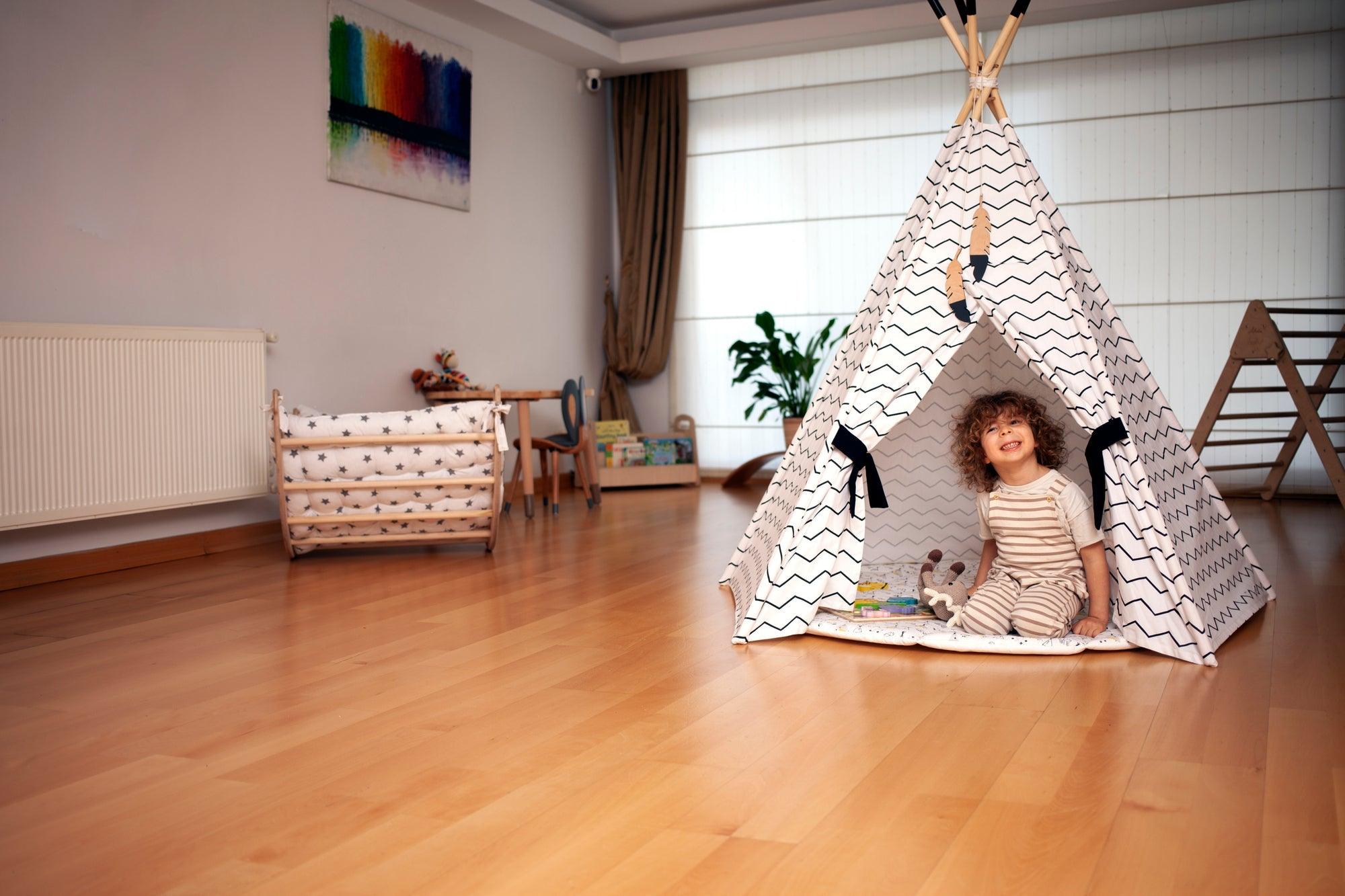 XL Teepee Tent and Play Mat Set - VirtuousWares:Global