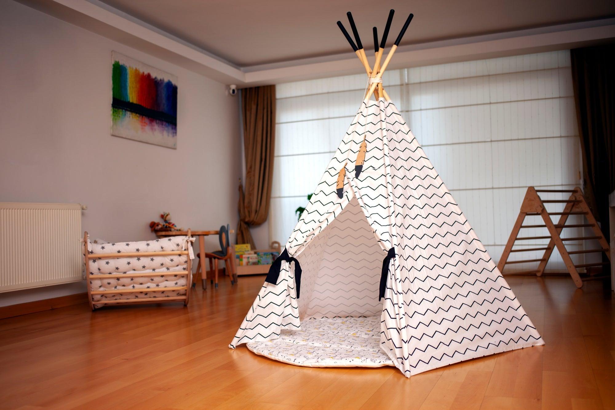 XL Teepee Tent and Play Mat Set - VirtuousWares:Global